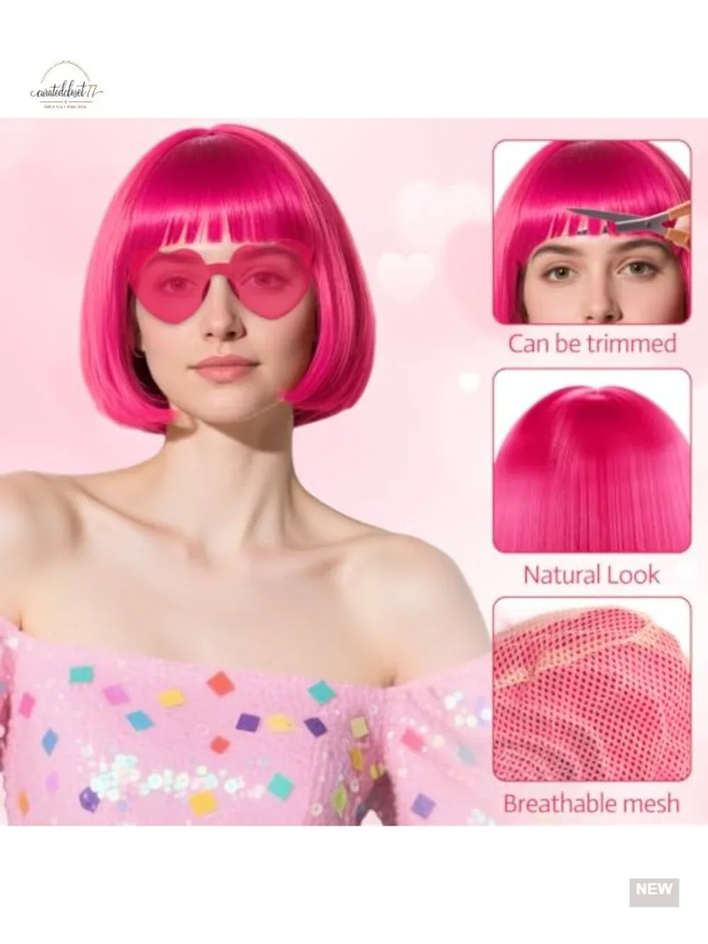 N/A styling wig